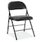 Officesource Steel Folding Chairs Steel Folding Chair with Padded Seat and Back, 4PK OSGS4903VBK - alternate 1